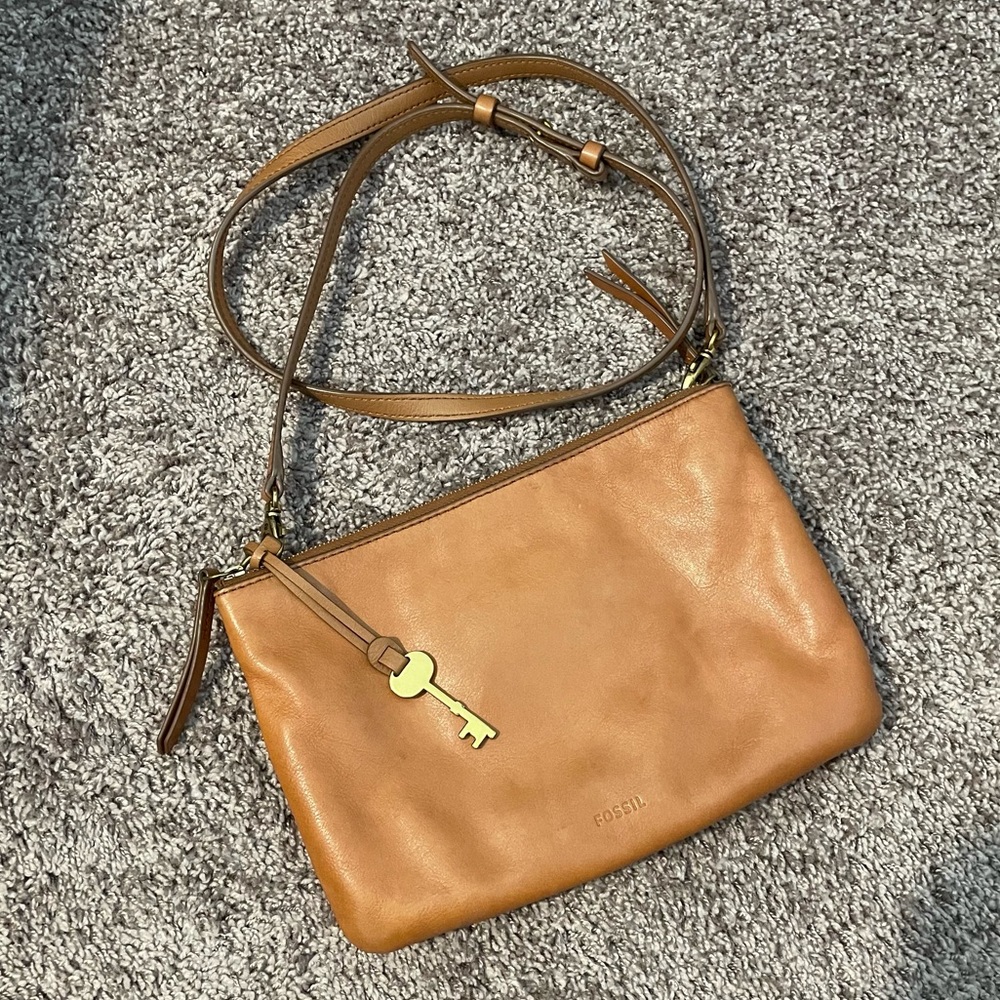 FOSSIL leather crossbody bag